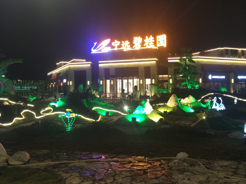 宁远碧桂园亮化工程项目